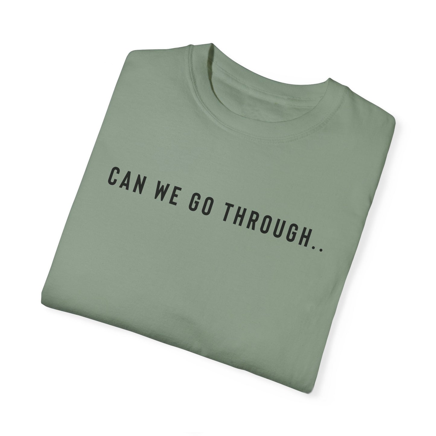 Can we go through.. T-shirt