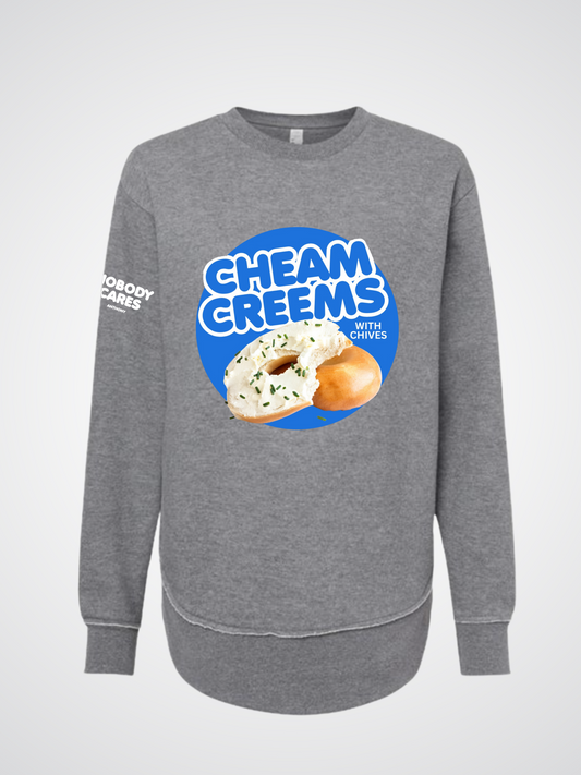 Cheam Creems with Chives – Oversized Women’s Crew Neck