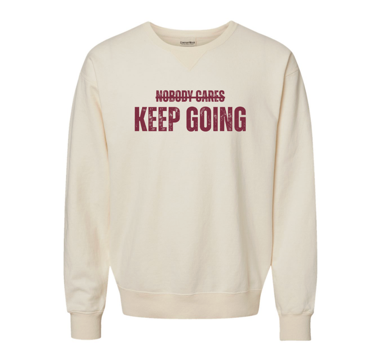Keep Going Unisex Oversized Crew