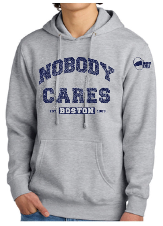 Nobody Cares Grey Hoodie – Understated Style, Maximum Comfort